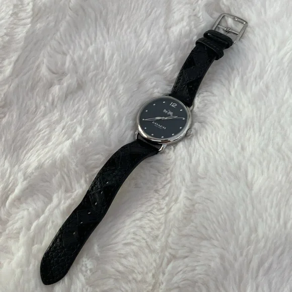 Coach Carriage Leather Watch - Picture 2 of 8